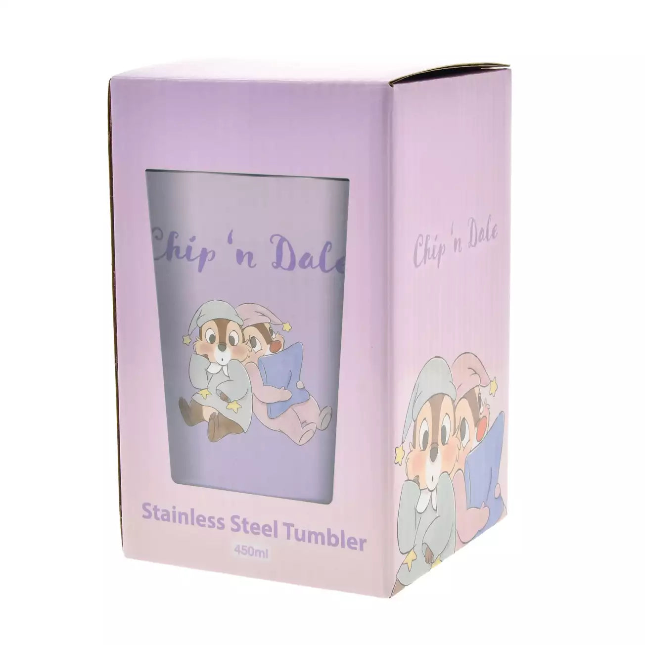 JAN 20 PREORDER - Japan Disney Store - Chip & Dale - Stainless Steel Tumbler