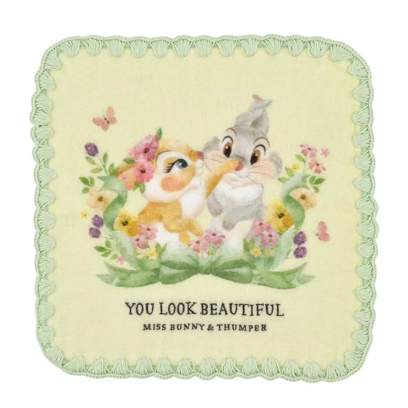 Japan Disney Store - Spring Romance - Bambi - Miss Bunny & Thumper - Mini Towel