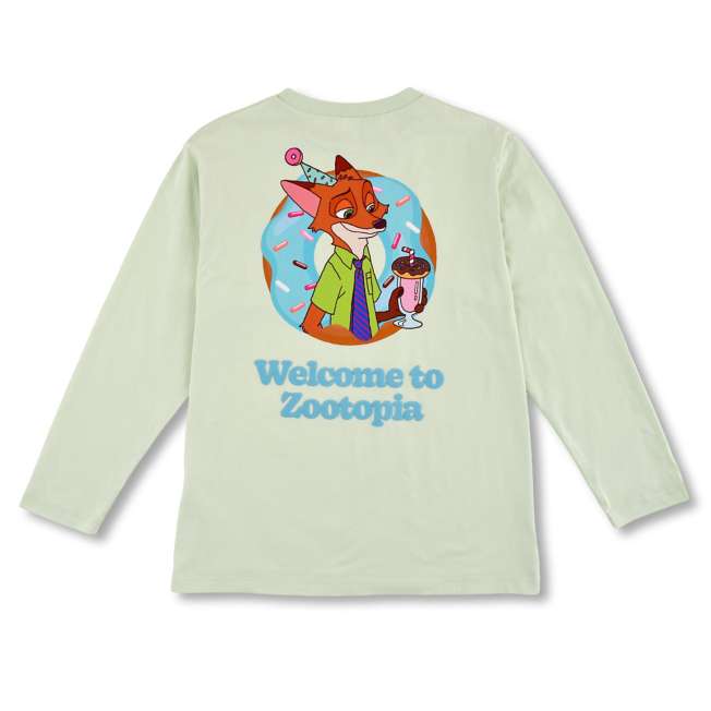 FEB 9 PREORDER - Japan Disney Store - Zootopia - 10th Anniversary Collection - Nick Wilde Long Sleeve T-Shirt