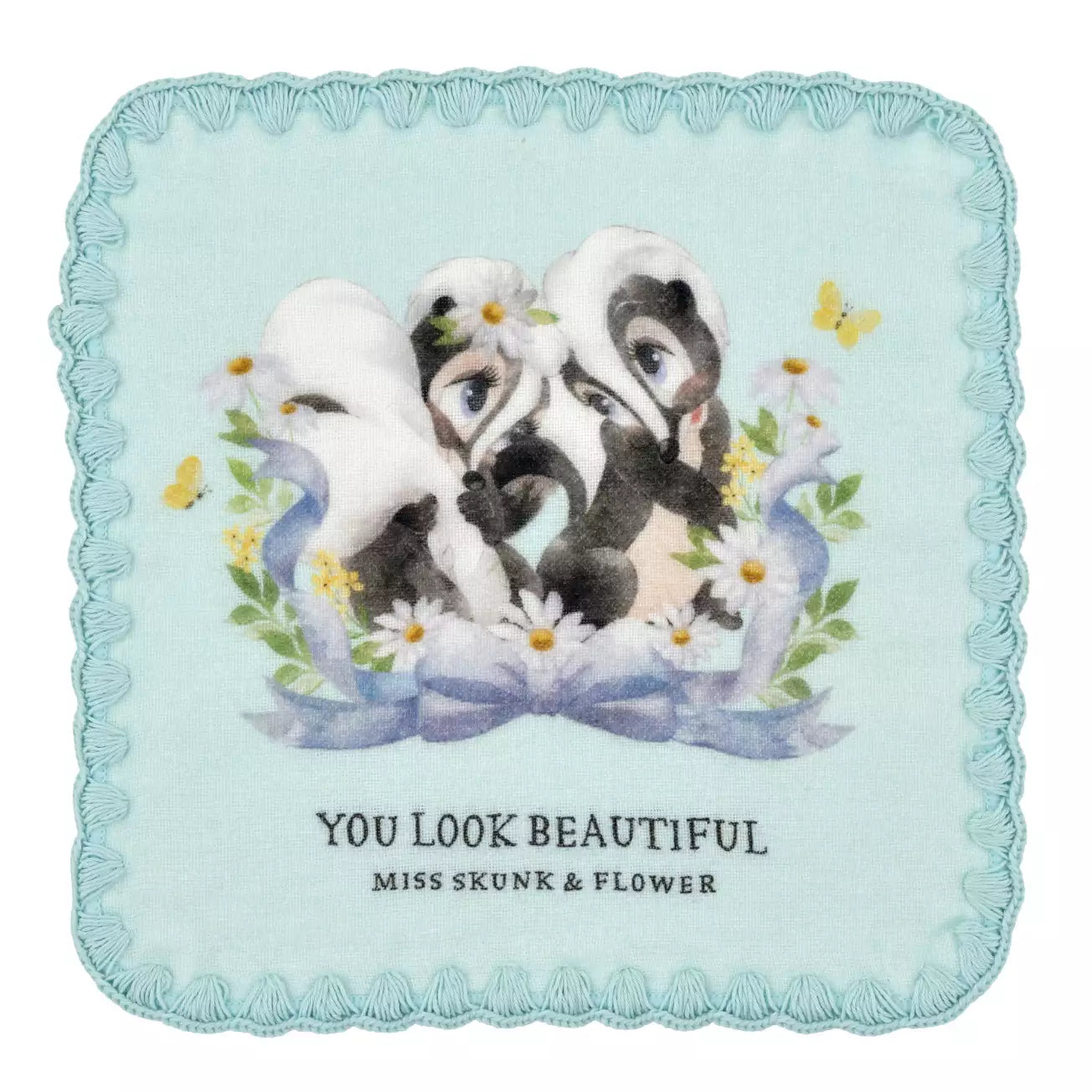 MARCH 3 PREORDER - Japan Disney Store - Spring Romance - Bambi - Miss Skunk & Flower - Mini Towel