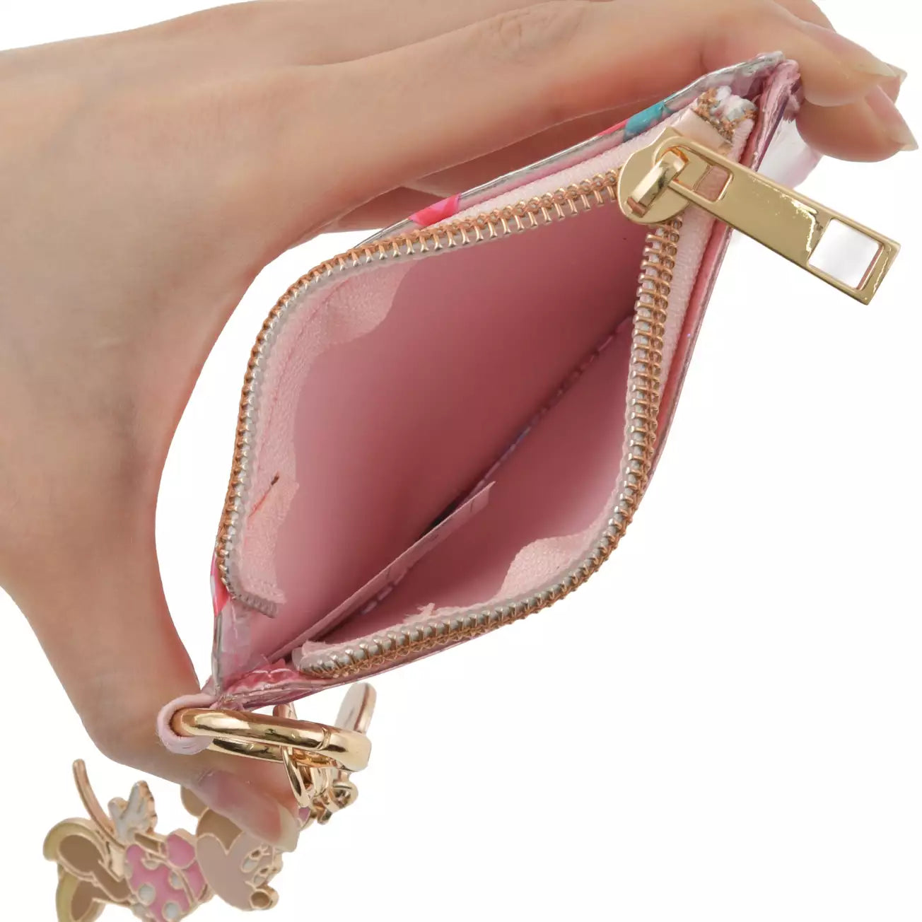 JAN 27 PREORDER - Japan Disney Store - Glossy Fruits - Minnie Mouse - Commuter Pass Case with Charm