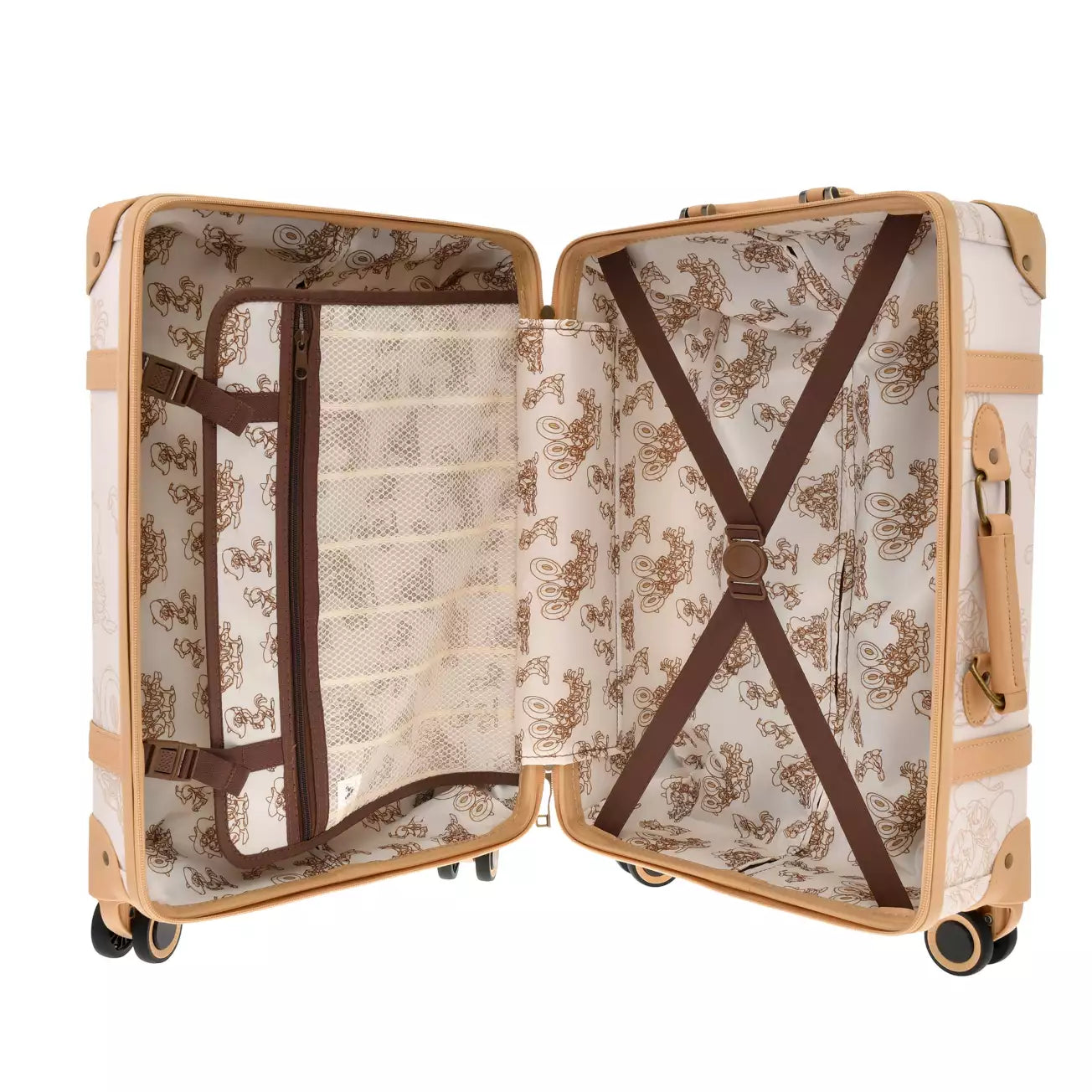 Japan Disney Store - The Three Caballeros - Travel with Amigos - Donald, Jose Carioca & Panchito Suitcase (S)