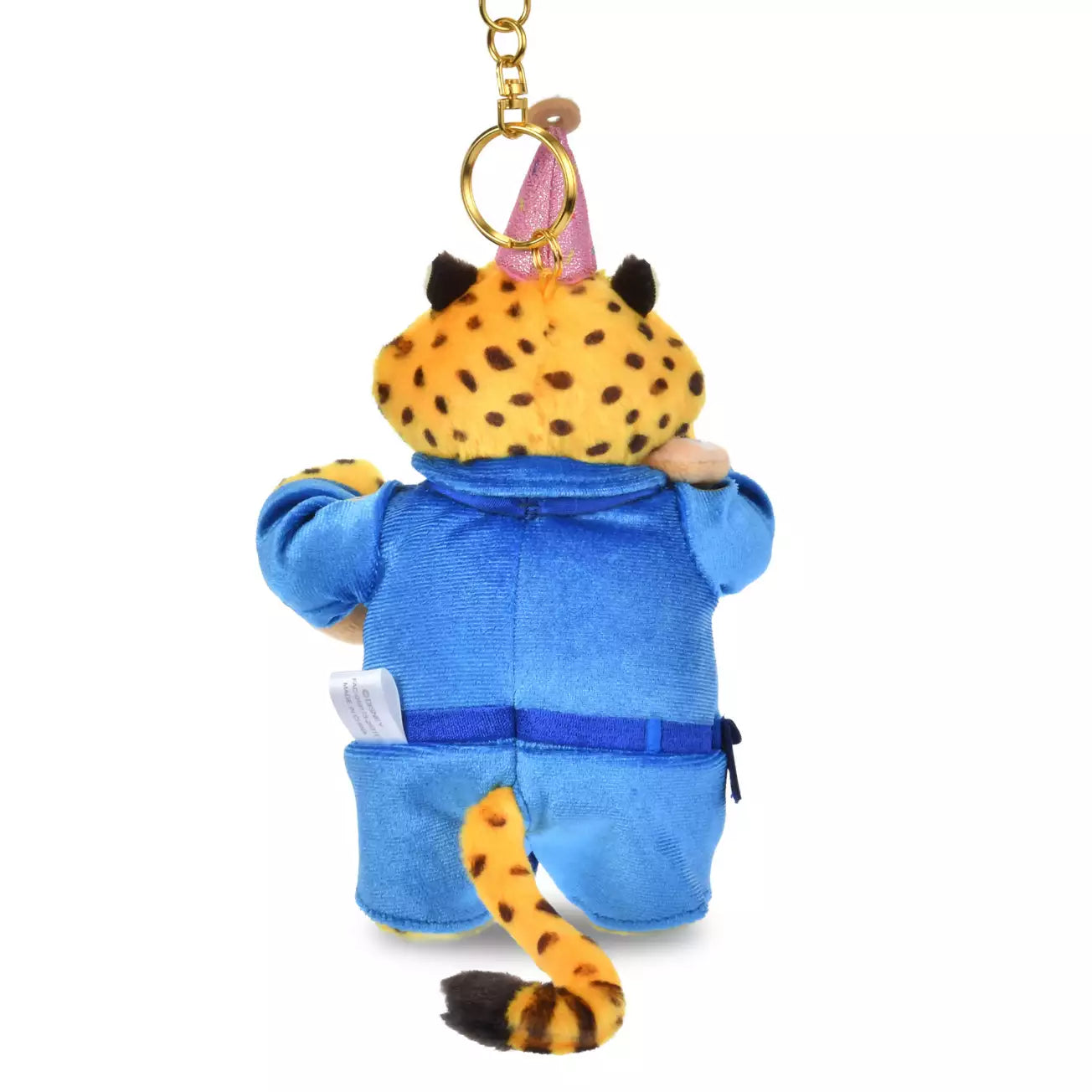 FEB 9 PREORDER - Japan Disney Store - Zootopia - 10th Anniversary Collection - Clawhauser - Plush Keychain