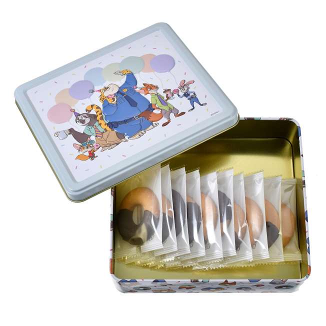 FEB 9 PREORDER - Japan Disney Store - Zootopia - 10th Anniversary Collection - Sable Cookies Tin