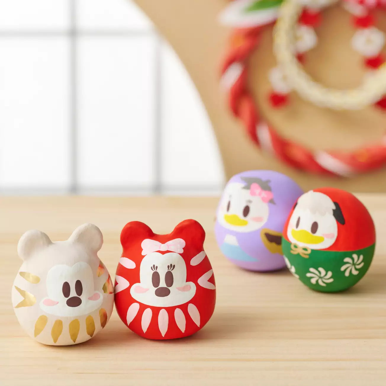DEC 2 PREORDER - Japan Disney Store - New Years 2026 - Mickey Mouse - Handmade Daruma