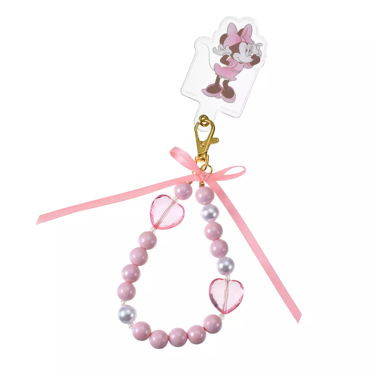 Japan Disney Store - Minnie Mouse - Smartphone Wrist Strap / Charm