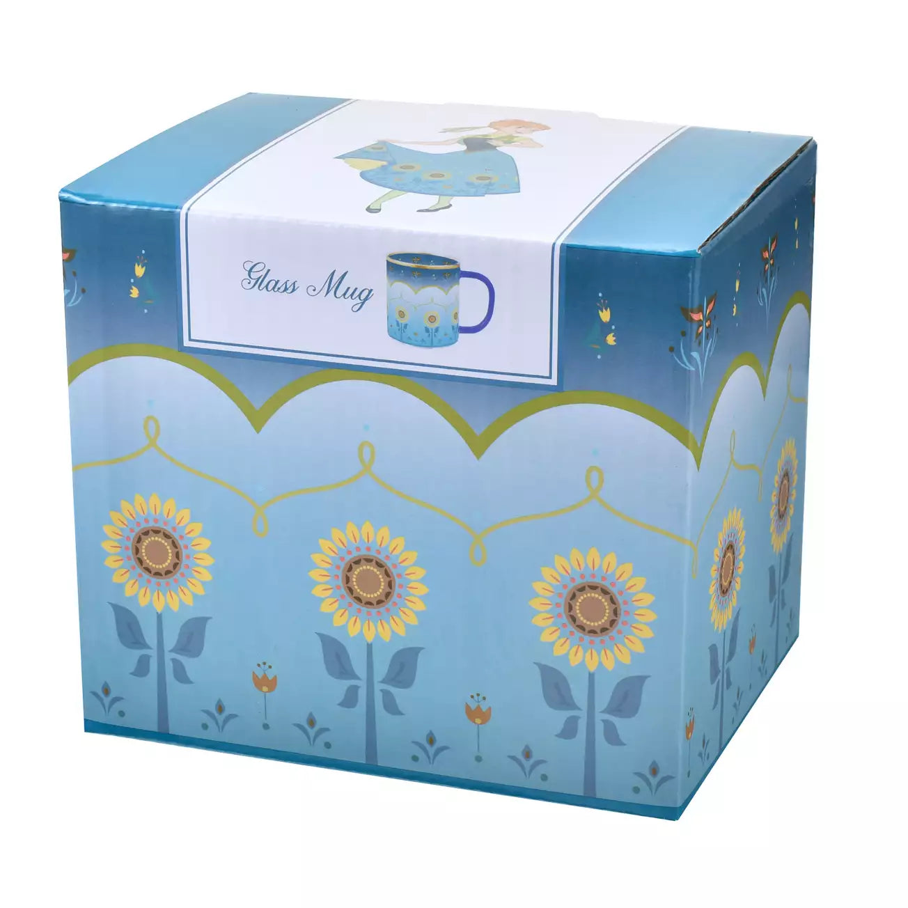 Japan Disney Store - Frozen Fever - Anna Mug - Heat-Resistant Glass
