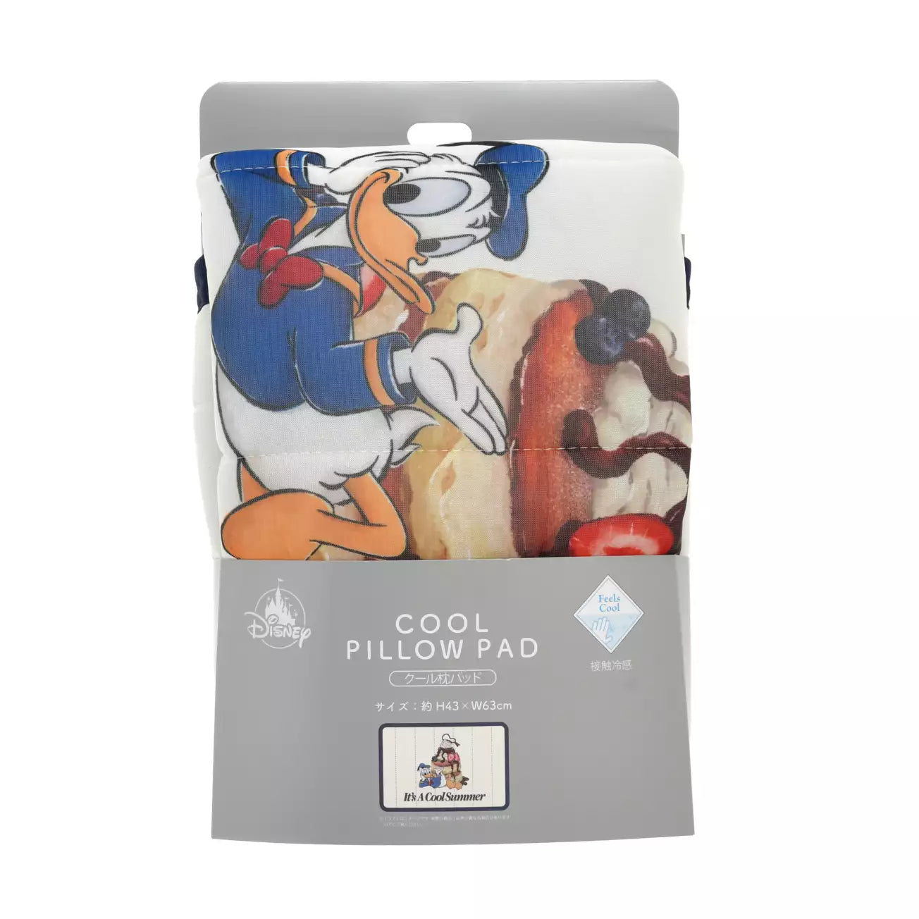 Japan Disney Store - Disney Cool Goods - Donald Duck Cooling Pillow Pad - Summer Sweets