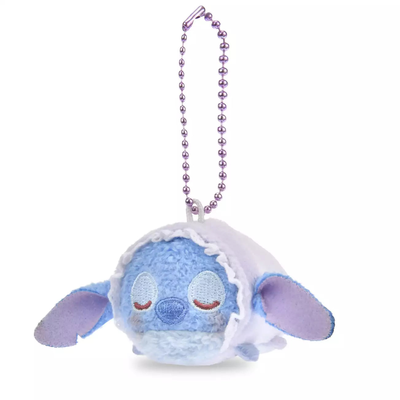 Japan Disney Store - Sleep Tsum Tsum - Stitch - Plush Keychain