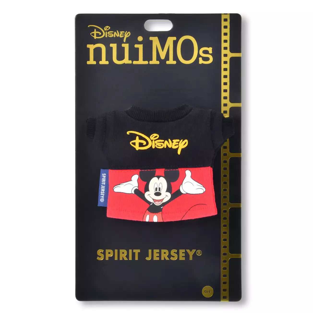 Japan Disney Store - Mickey Mouse - Spirit Jersey - nuiMOs Plush Toy Costume Long-Sleeve T-Shirt - Disney Logo