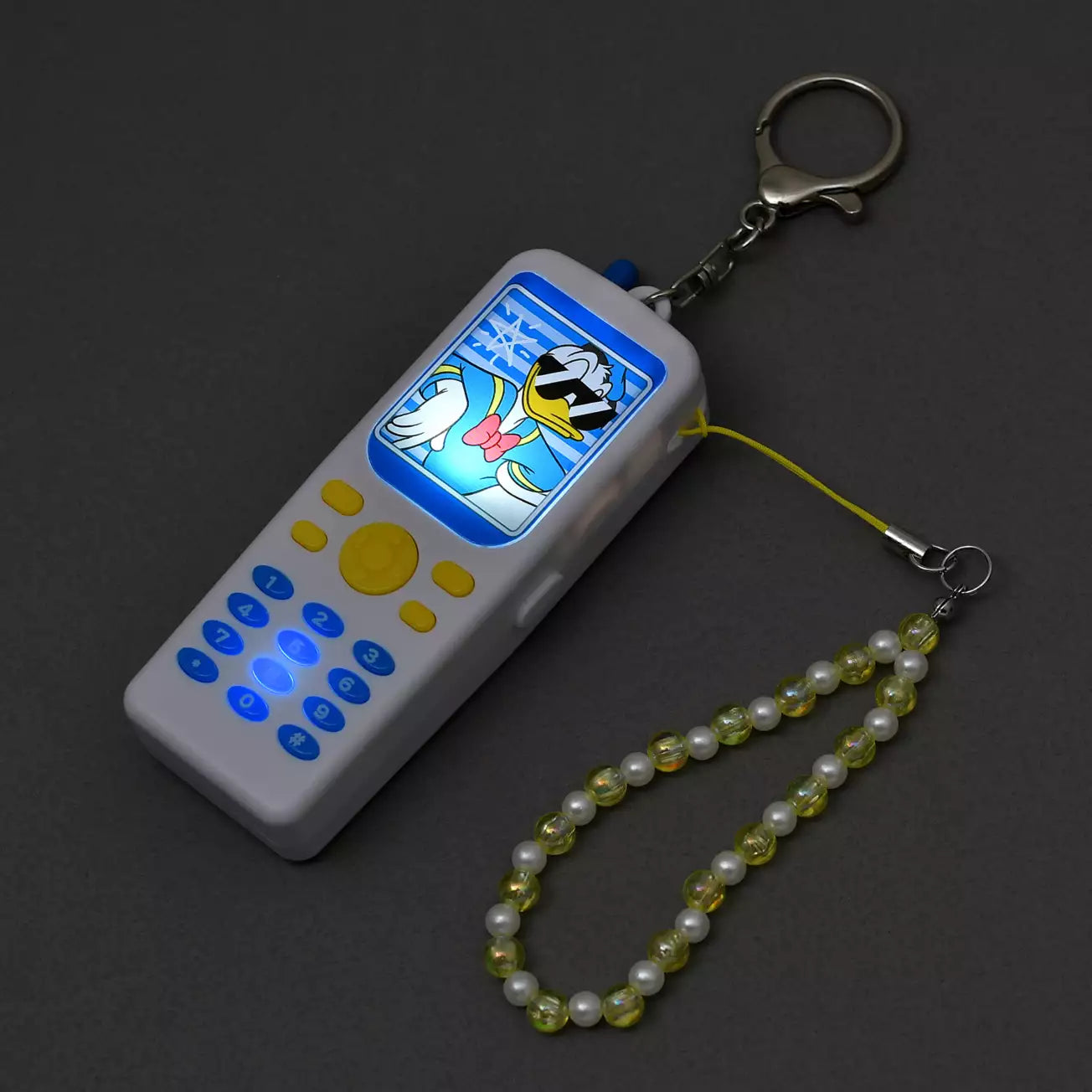 APRIL 28 PREORDER - Japan Disney Store - Donald Duck - Talking & Lighting Up - Mobile Key Chain