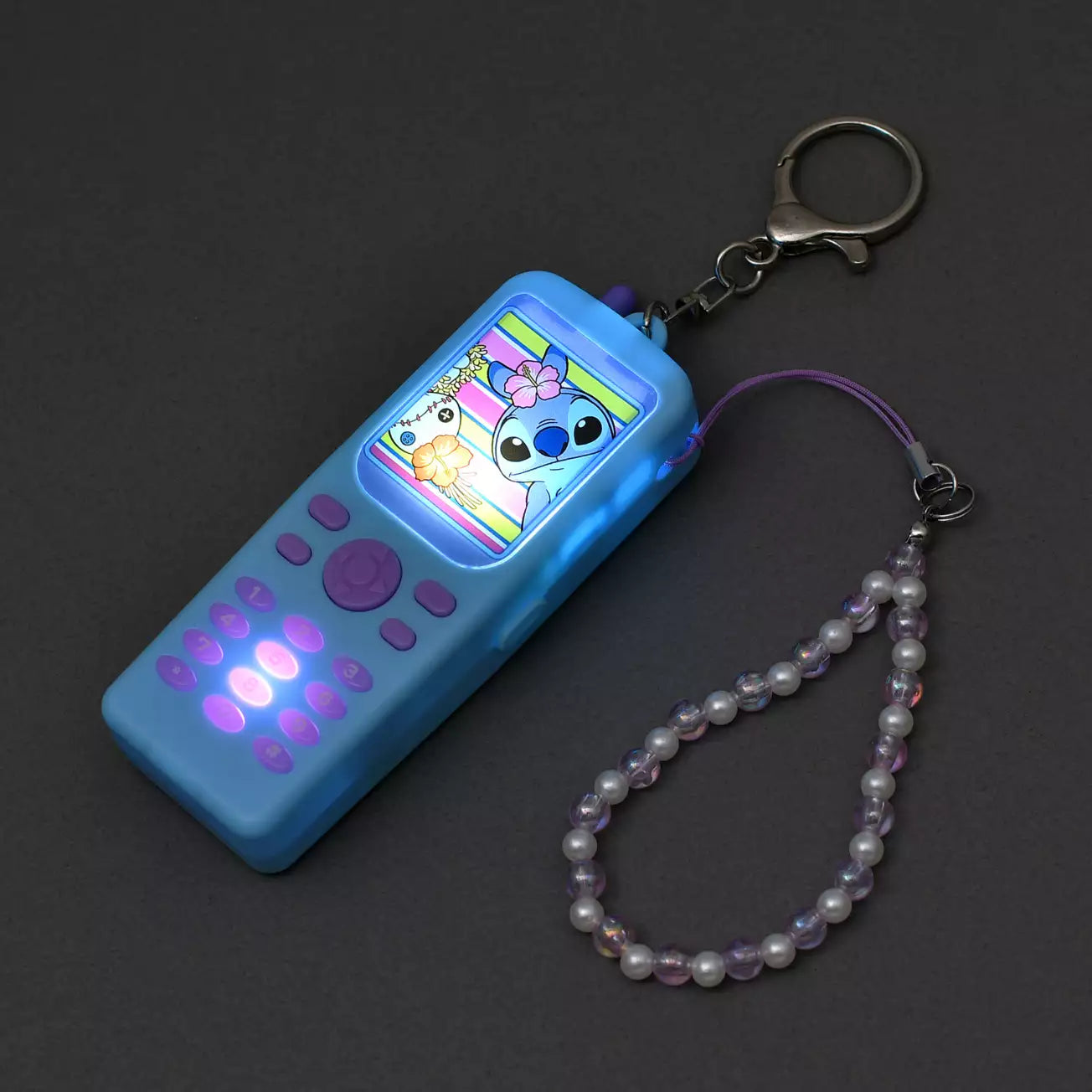 APRIL 28 PREORDER - Japan Disney Store - Stitch & Scrump - Talking & Lighting Up - Mobile Key Chain