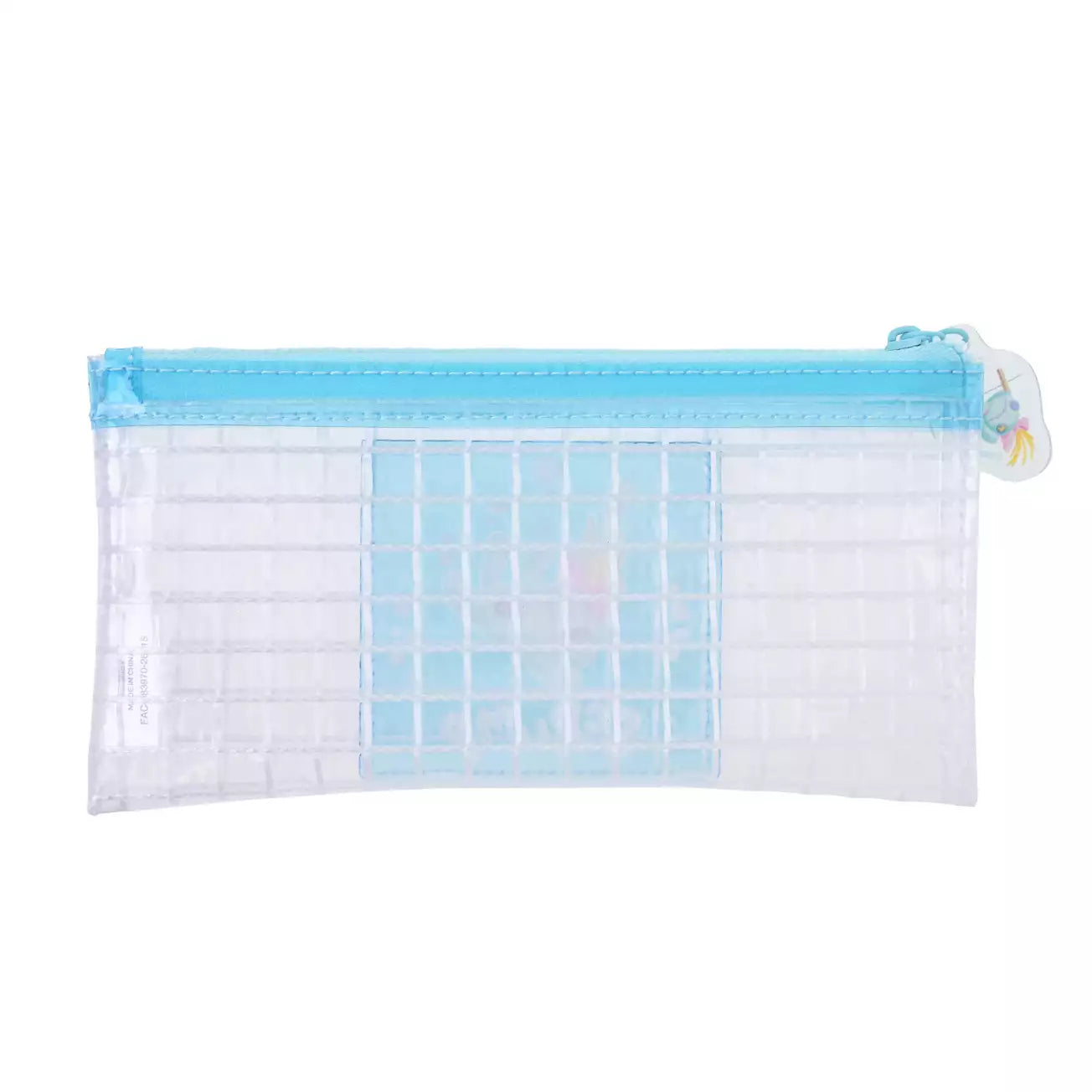 Japan Disney Store - Lilo & Stitch - Scrump Collection - Scrump Clear Grid Pencil Case