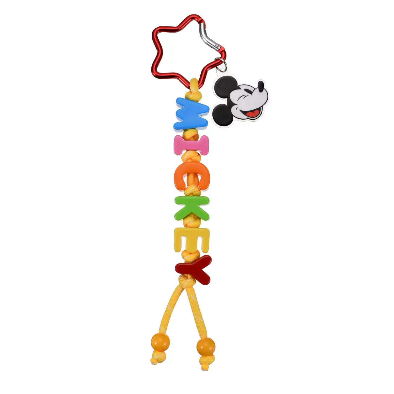 Japan Disney Store - Mickey Mouse Keychain with Name Beads