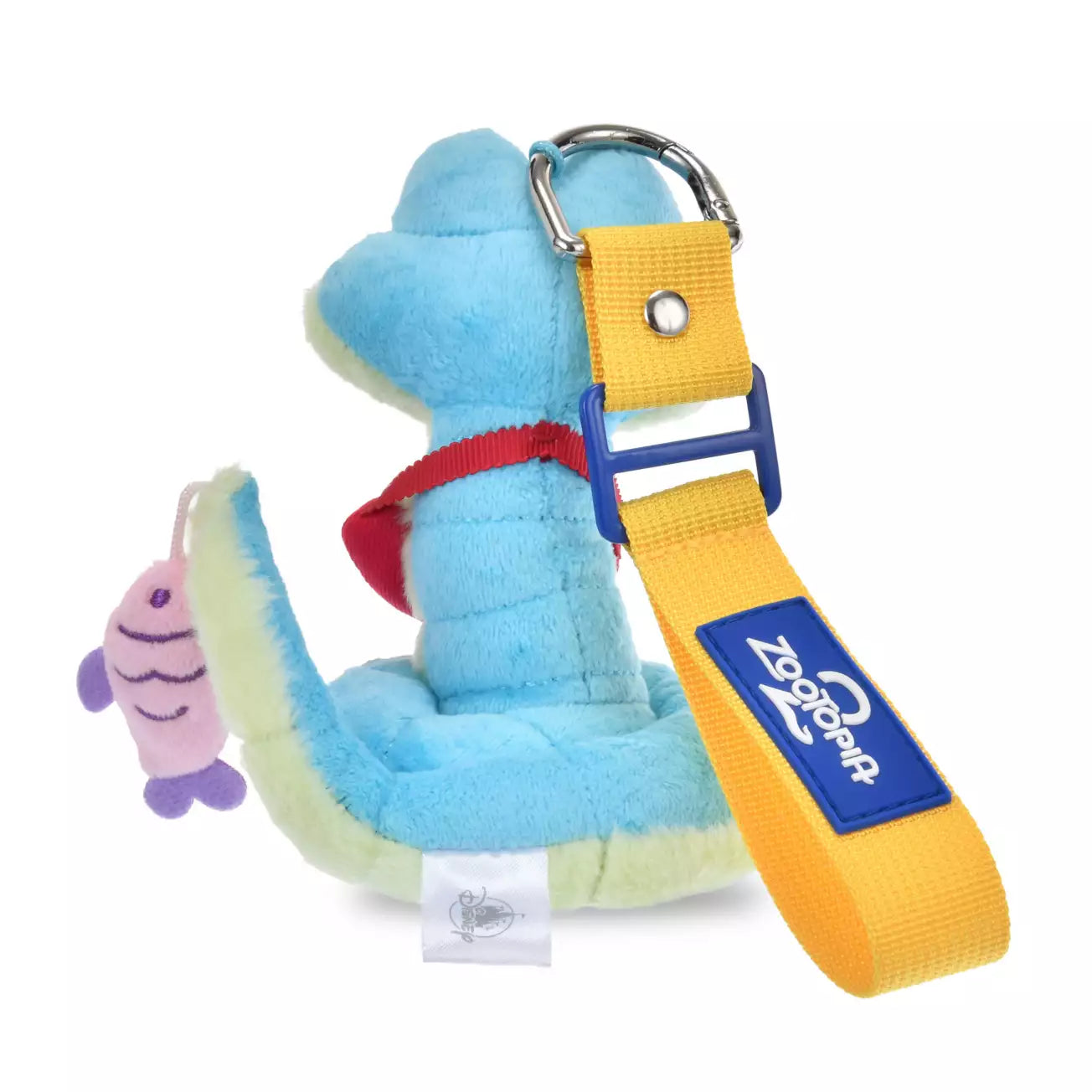 Japan Disney Store - Zootopia Fish Market - Gary Da Snake - Plush Keychain