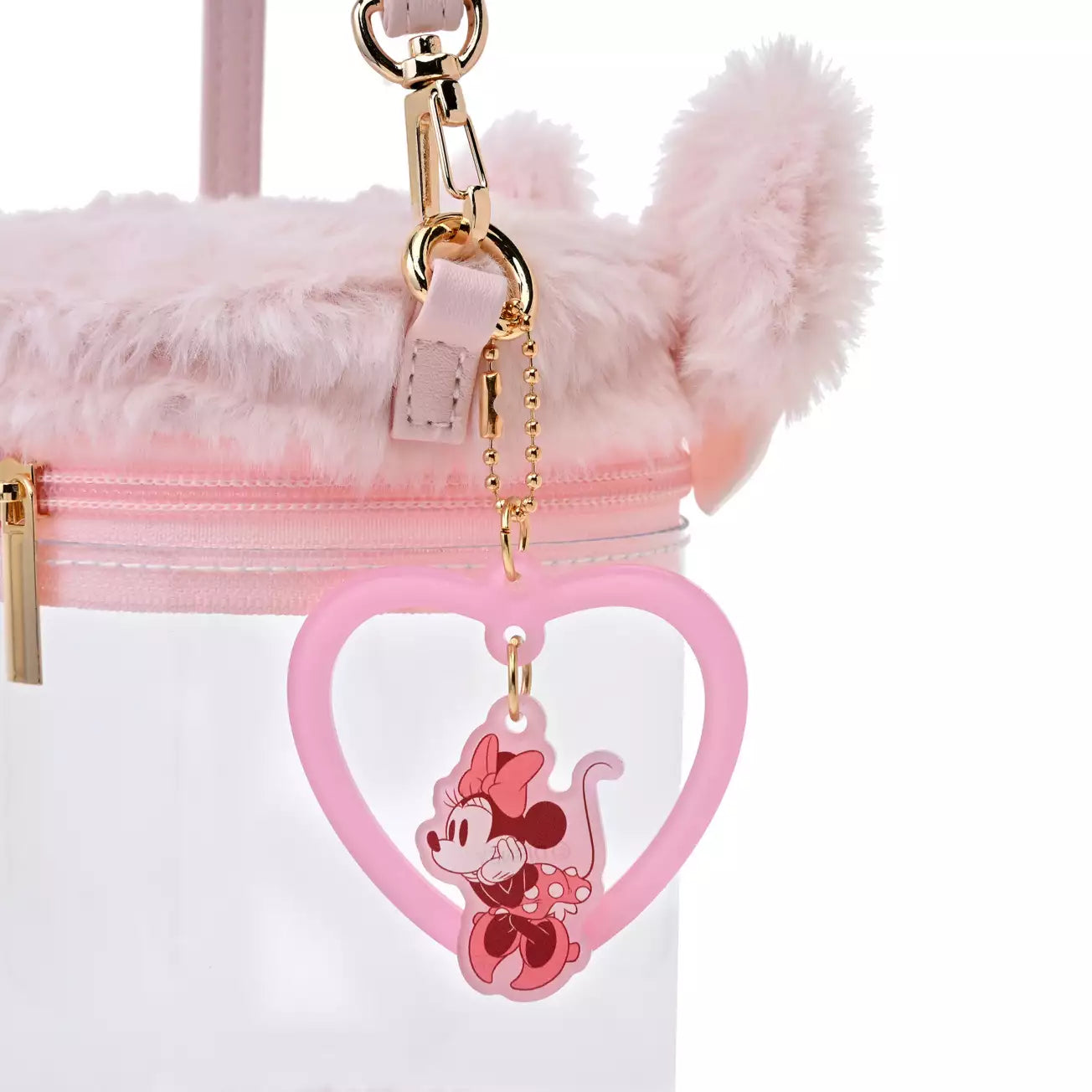 Japan Disney Store - Minnie Mouse - Clear Charm Pouch