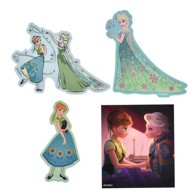 Japan Disney Store - Frozen Fever - Anna & Elsa Sticker Collection