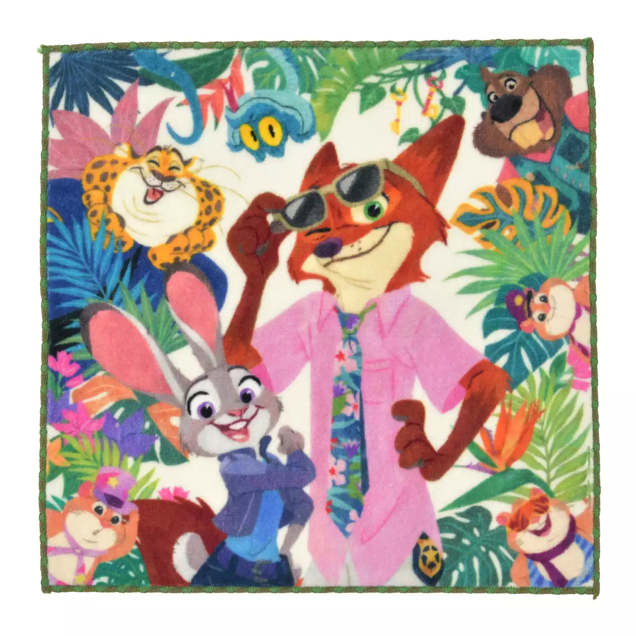 AUG 3 PREORDER - Japan Disney Store - Tropical Zootopia - Mini Towel