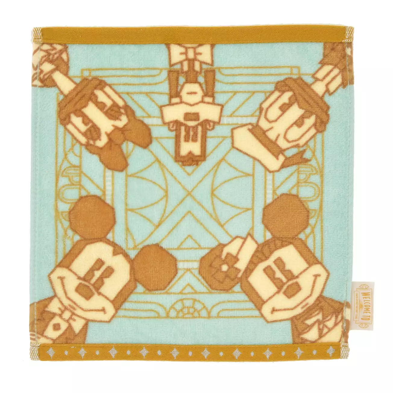 JULY 7 PREORDER - Tokyo Disney Resort Store Exclusive - Mickey & Friends Mini Towel - 'Celebrating the 1st Anniversary Renewal Opening' Collection
