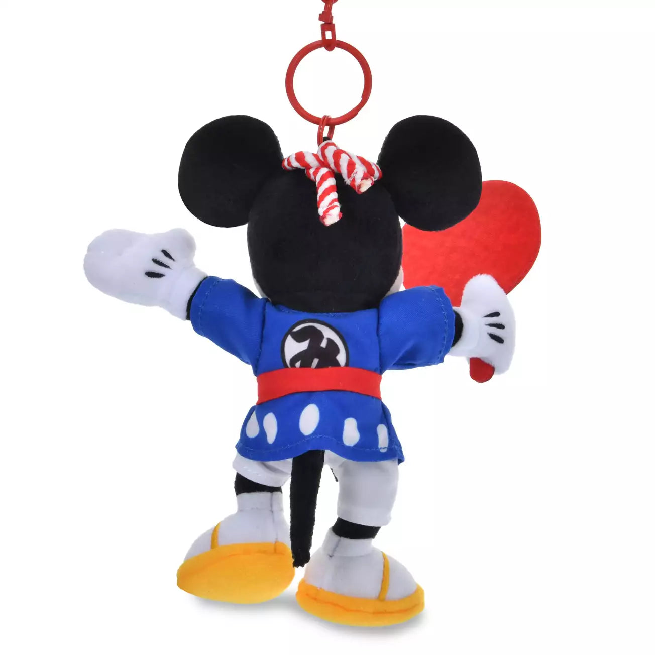 JULY 24 PREORDER - Japan Disney Store - Matsuri / Summer Festival - Mickey Mouse Plush Keychain