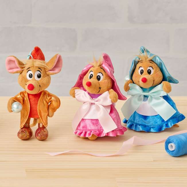 AUG 25 PREORDER - Japan Disney Store - Cinderella - Perla Plush Keychain
