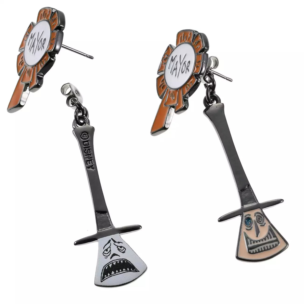 SEPT 7 PREORDER - Japan Disney Store - The Nightmare Before Christmas - Mayor Swing Earrings