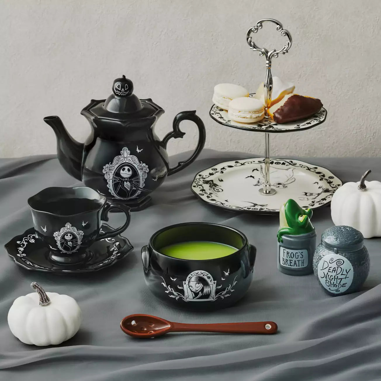 SEPT 7 PREORDER - Japan Disney Store - The Nightmare Before Christmas - Sally Soup Cup & Spoon Set