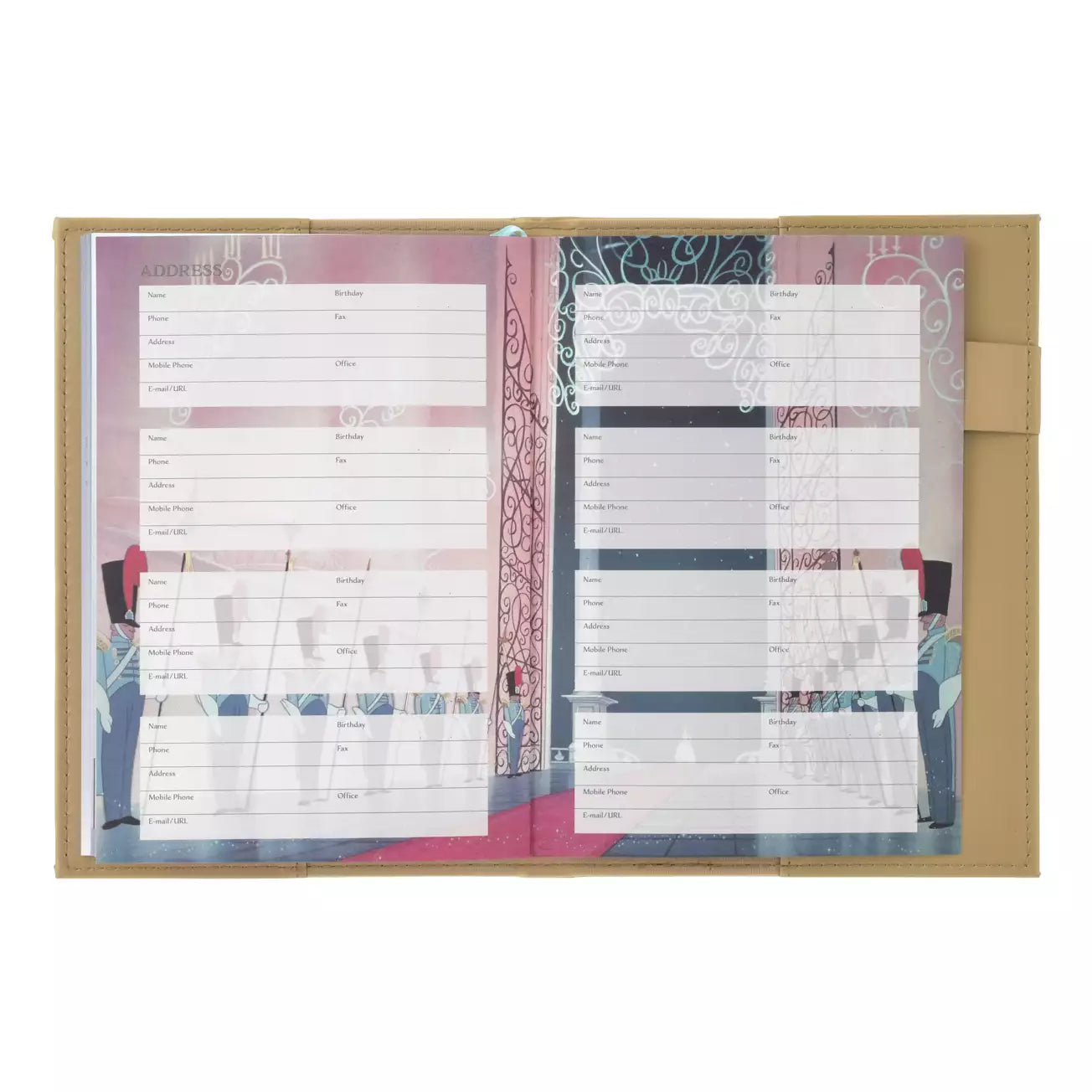 AUG 4 PREORDER - Japan Disney Store - Cinderella Calendar & Organizer 2027 - Embossed Storybook Design