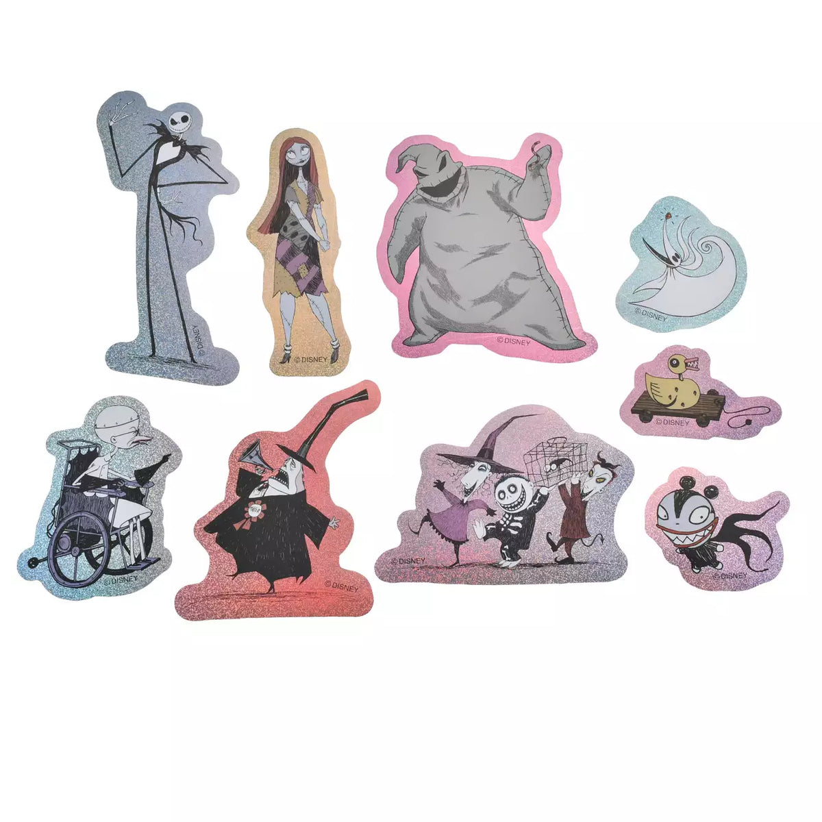 SEPT 7 PREORDER - Japan Disney Store - The Nightmare Before Christmas - Stickers in Hologram Box