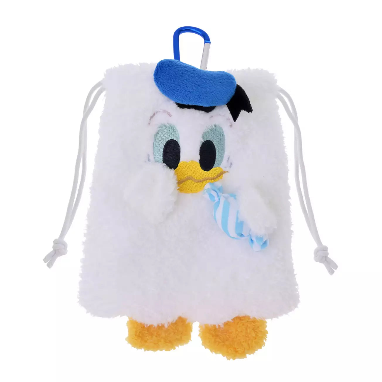 SEPT 1 PREORDER - Japan Disney Store - Halloween 2026 - Donald Duck - Karinto Snack - Glow-in-the-Dark Ghost Pouch with Carabiner