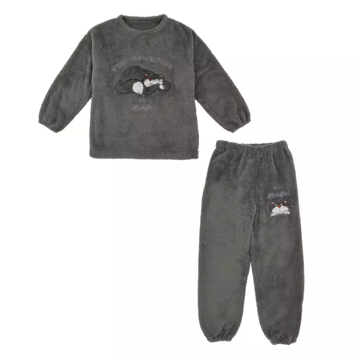 OCT 27 PREORDER - Japan Disney Store - Warm Goods - Cinderella - Lucifer Fleece Pajamas