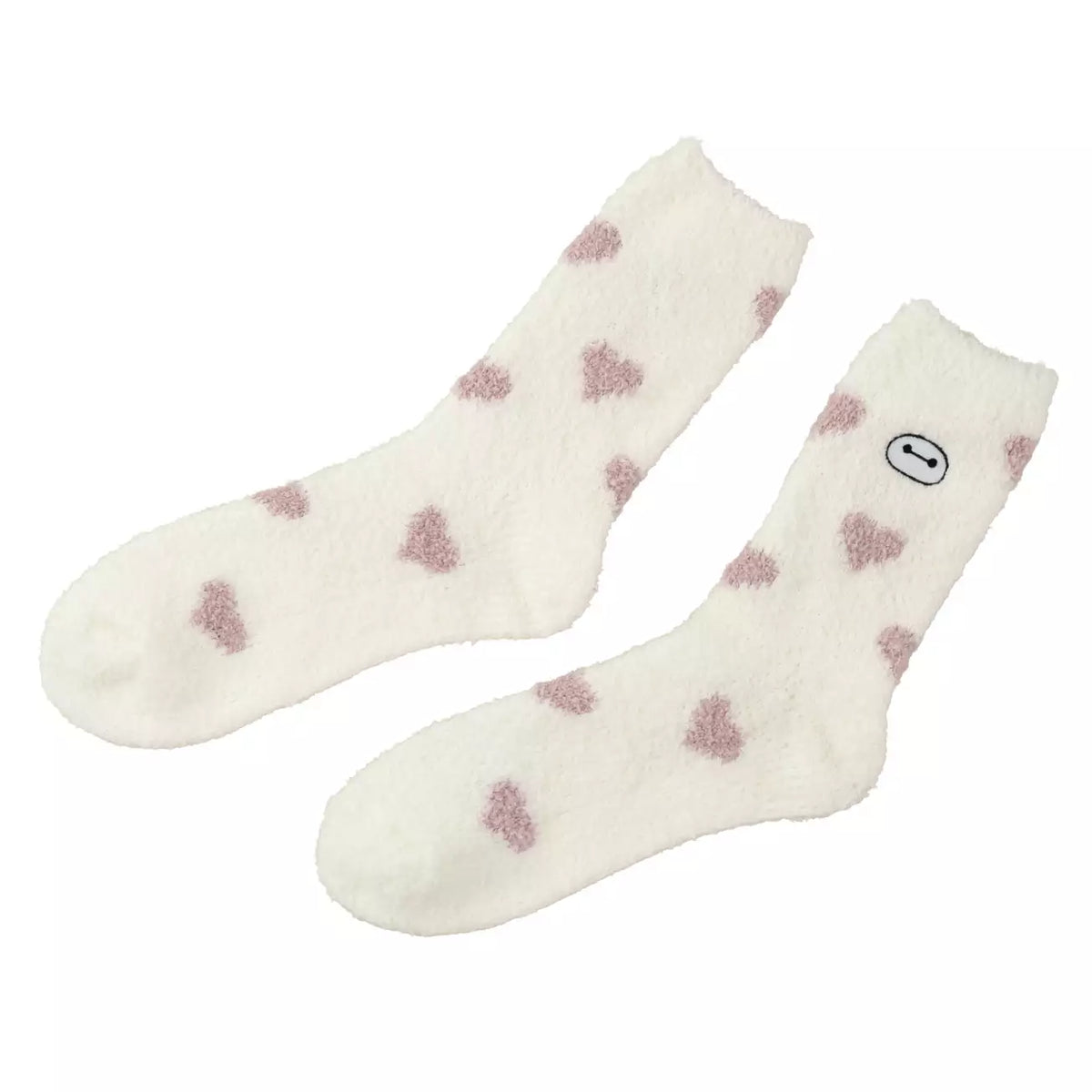 OCT 27 PREORDER - Japan Disney Store - Warm Goods - Baymax Fluffy Socks 23-25cm