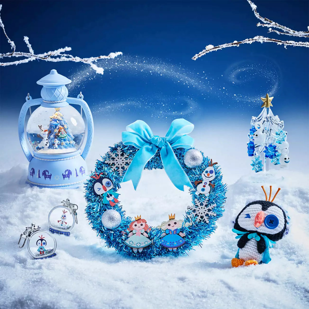 NOV 2 PREORDER - Japan Disney Store - Frozen Christmas - Sir Jørgenbjørgen Plush Keychain
