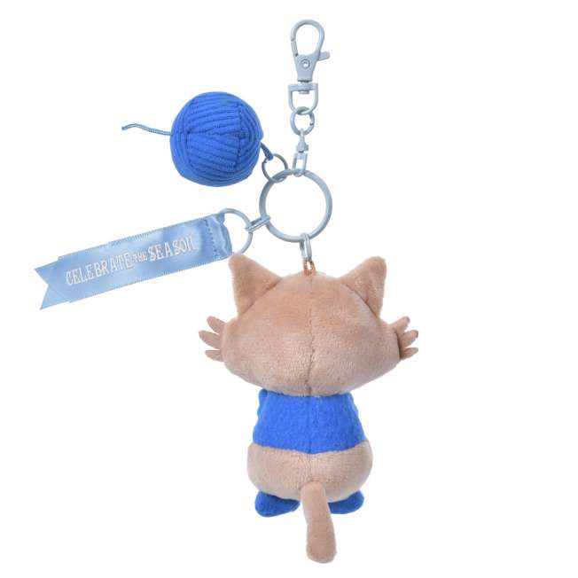 NOV 2 PREORDER - Japan Disney Store - Frozen Christmas - Olaf's Kitten (Blue) Plush Keychain