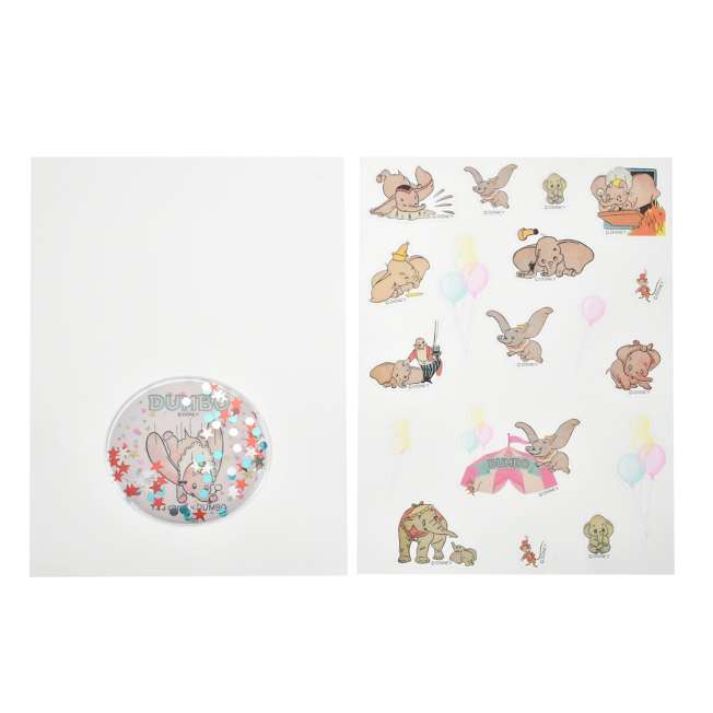 OCT 5 PREORDER - Japan Disney Store - Dumbo 85th Anniversary - Dumbo Sticker Collection