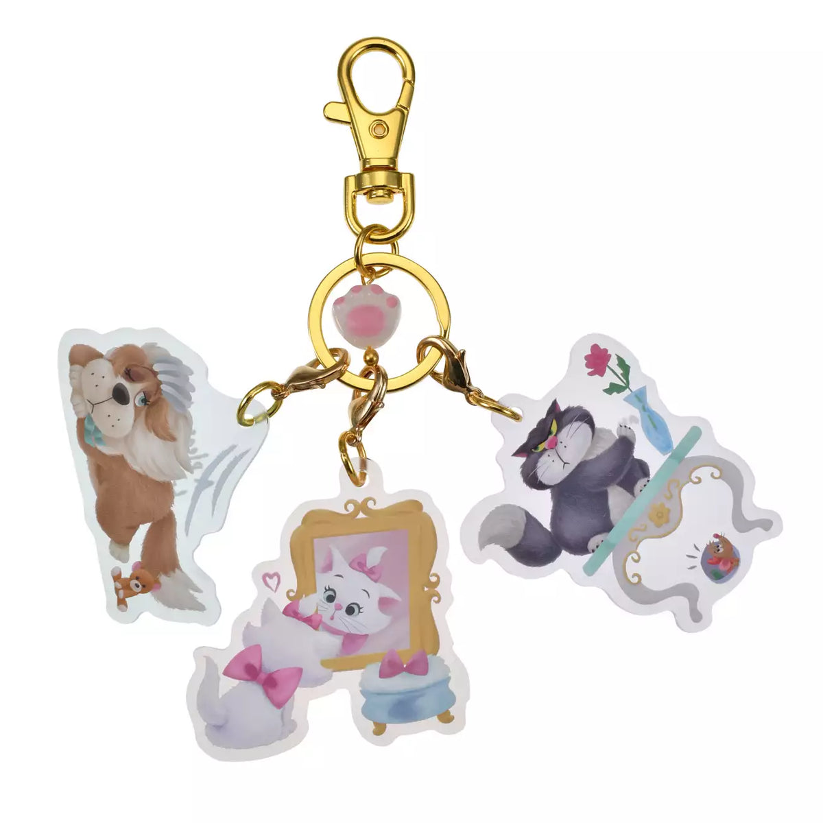 OCT 6 PREORDER - Japan Disney Store - Disney Fluffy Animal - Animal Keychain
