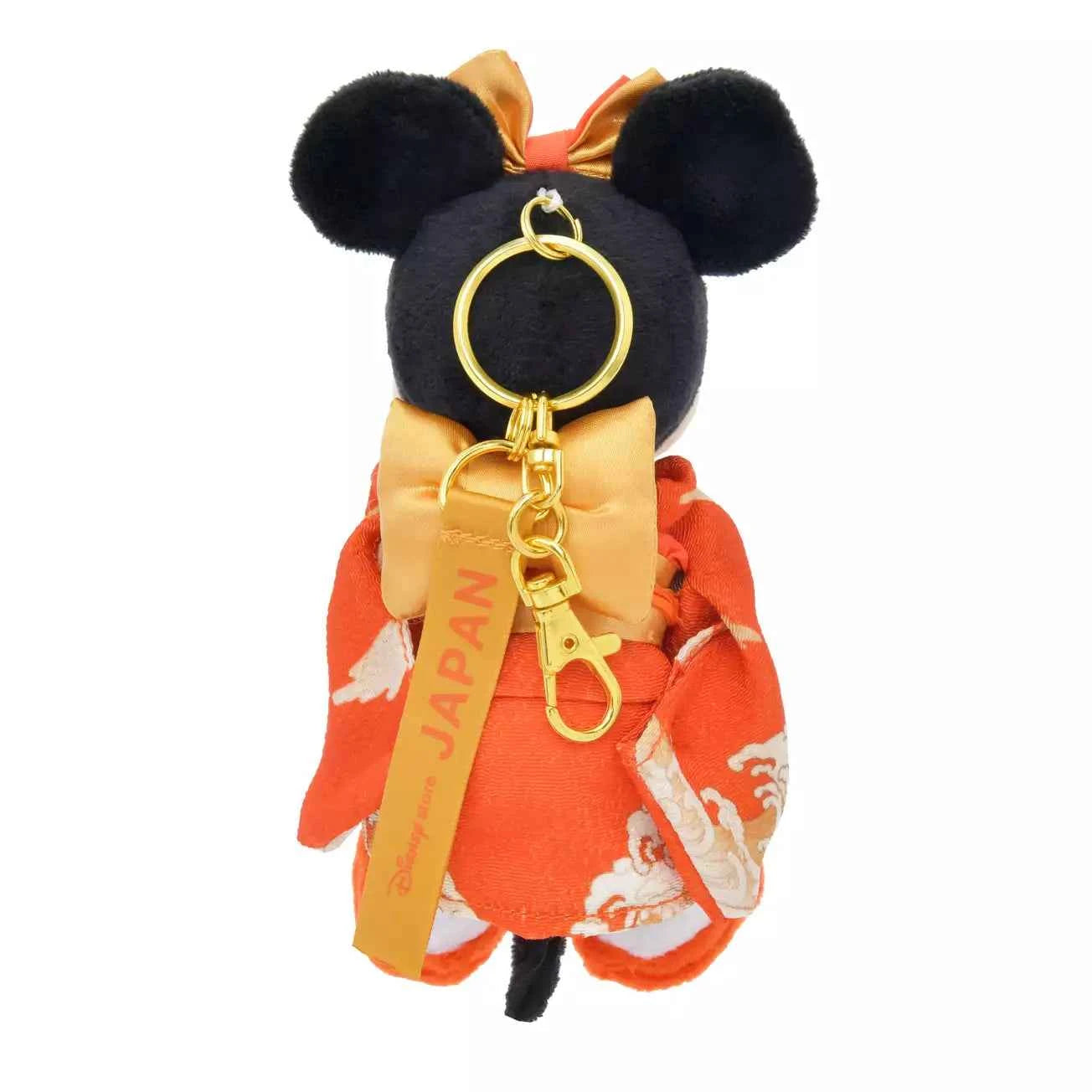 Japan Disney Store - Minnie Mouse - Mt Fuji - Kimono Keychain
