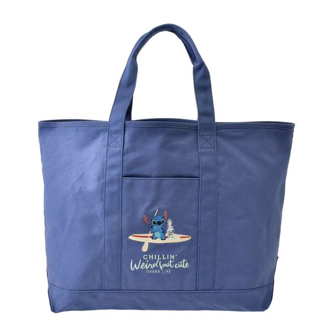 (June 10/13 preorder) Japan Limited - Stitch & Scrump - 100% Cotton Tote Bag - Stitch Day Collection