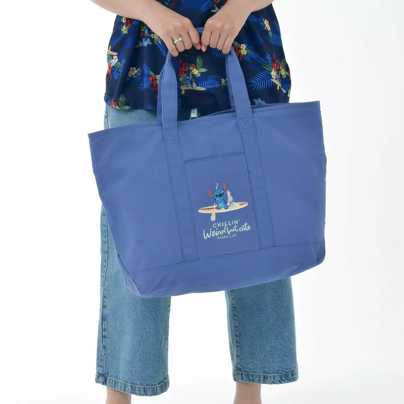 (June 10/13 preorder) Japan Limited - Stitch & Scrump - 100% Cotton Tote Bag - Stitch Day Collection