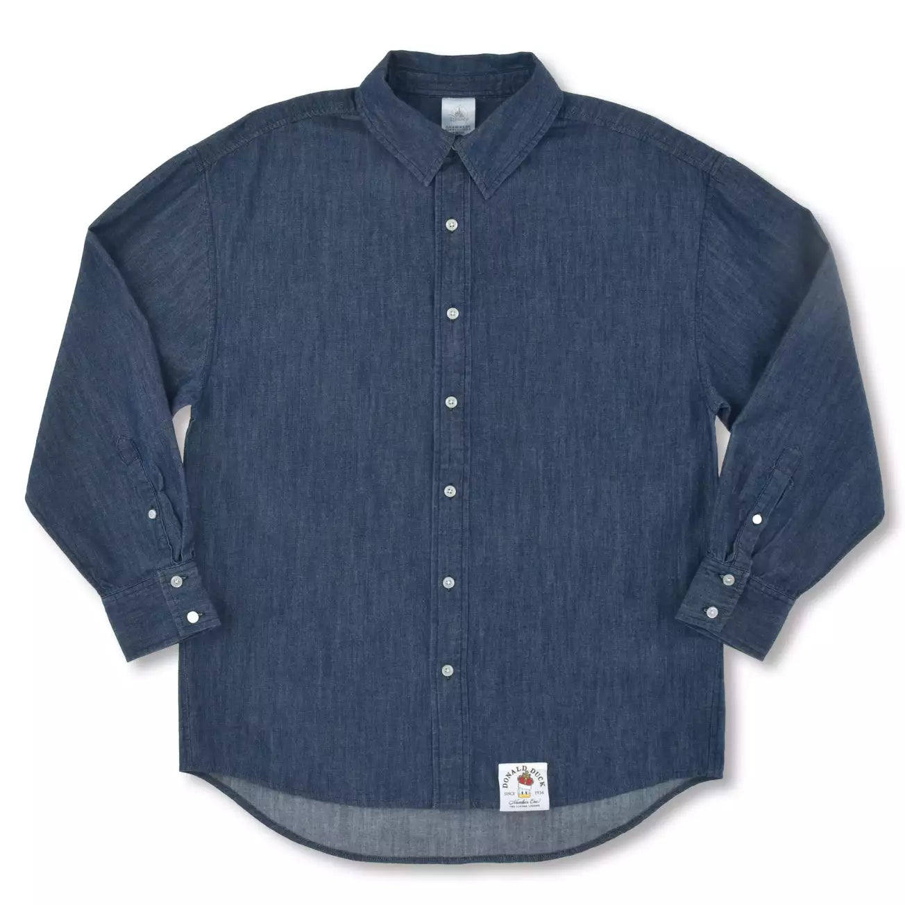 JAPAN LIMITED - Donald the King Birthday - Cotton Long Sleeve Blue Shirt