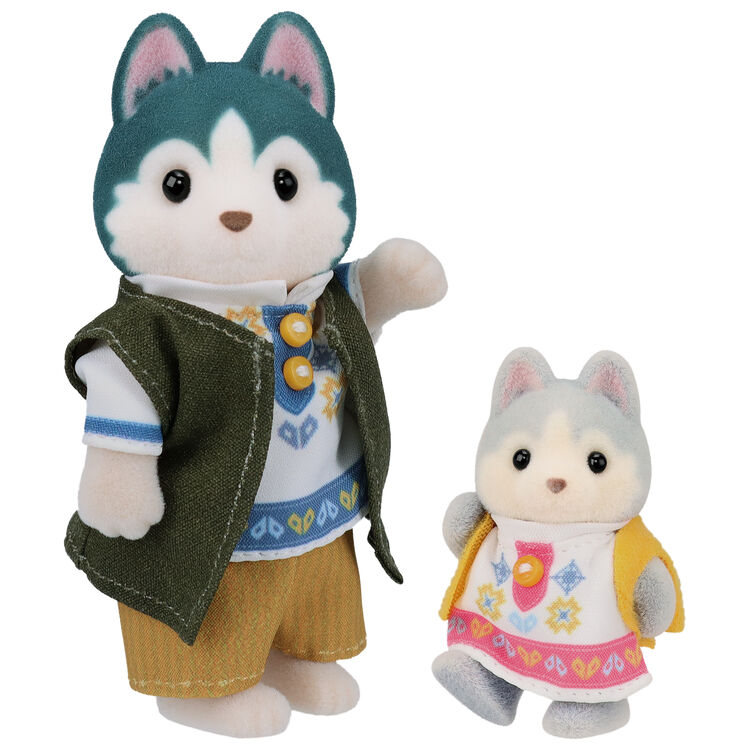 JAPAN LIMITED - Sylvanian Families - Windmill of Happiness on the Hill - Husky Brother and Baby