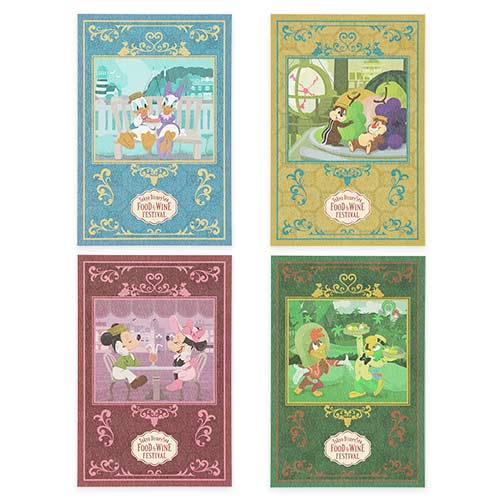 DISNEYSEA LIMITED - Food & Wine - Postcard Set
