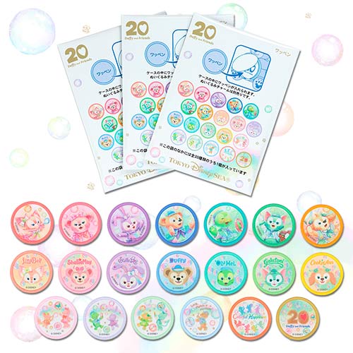 DISNEYSEA LIMITED - Duffy 20th Anniversary - Patch Blind Box - Full Set