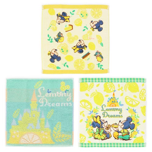 Tokyo Disney Resort - Lemony Dream - 3 Hand Towel Set