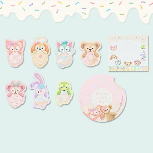 DISNEYSEA LIMITED - Duffy & Friends Filled with Joy! - Sticky Note & Memo Set