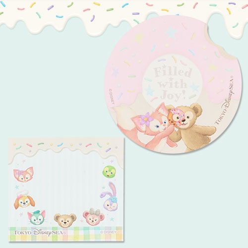DISNEYSEA LIMITED - Duffy & Friends Filled with Joy! - Sticky Note & Memo Set