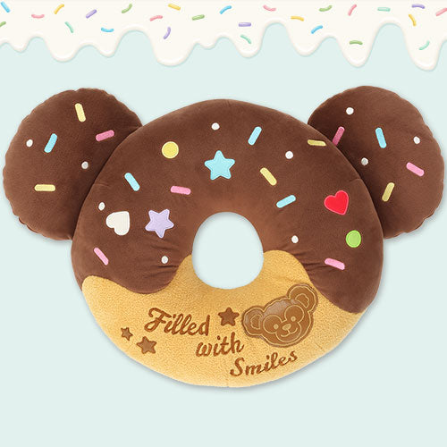(July Preorder) DISNEYSEA LIMITED - Duffy & Friends Filled with Joy! - Donut Cushion