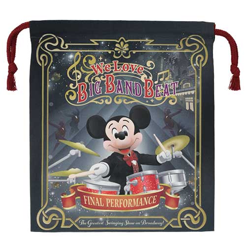 DISNEYSEA LIMITED - We Love Big Band Beat - Drawstring Bag