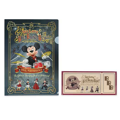 DISNEYSEA LIMITED - We Love Big Band Beat - Clear Folder Set