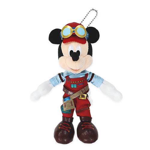 DISNEYSEA LIMITED - Dreams Take Flight - Mickey Mouse - Plush Keychain / Pin